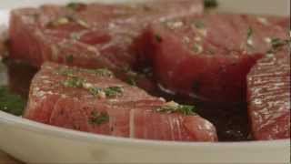 How to Make Easy Grilled Tuna Steaks  Tuna Recipe  Allrecipes [upl. by Yanarp]