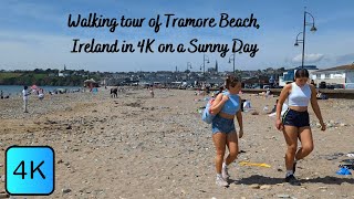 Tramore Beach Ireland  4K Ultra HD Walking Tour [upl. by Ronyar]