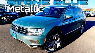 Stone Blue Metallic 2020 Tiguan SEL [upl. by Nilauqcaj]