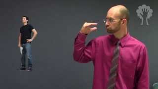 Describing a Person  Example  ASL  American Sign Language [upl. by Davine]