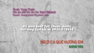 Beat Ngợi ca quê hương em Giáng Tiên [upl. by Notnilc]