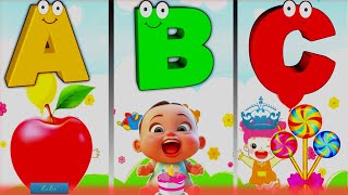 ABC lyrics song  Kiddos Study Zone Shapes Song  ABCD  The Phonics Song  Rainbow Kids Song [upl. by Cerys250]