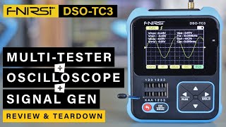 BRAND NEW 2023 FNIRSI DSOTC3 ⭐ 3 in 1 ⭐ Component Tester  Oscilloscope  Function Generator [upl. by Charlet]