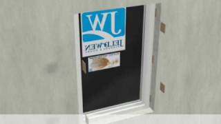 JELDWEN Flush Fin or Windowmaster EZ Frame Vinyl Window Installation [upl. by Georgette]