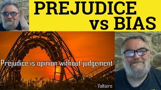 🔵 Prejudice vs Bias Meaning  Bias or Prejudice Definition  Prejudice and Bias Examples [upl. by Matty]