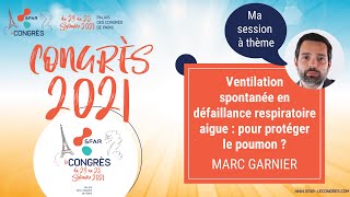 Ma session à thème  Pour protéger le poumon   Marc Garnier  SFAR [upl. by Kcire]