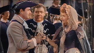 Treasure amp treachery on the high seas Captain Kidd 1945 Colorized  HD Quality  Subtitles [upl. by Dadivitan]