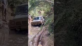 Nissan patrol y60 44 ✌️🫶pure sound mud challenge offroad patrol adventure mud  automobile [upl. by Chanda986]