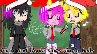 🎄✨🎤Mina and Denki sings Jingle bells🎤✨🎄🧡BakuDeku💚FunChristmas💝Inspired [upl. by Sidra]