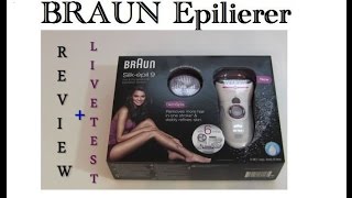 Braun Silkepil 9 Wet amp Dry SkinSpa  Review  Livetest Gesicht und Körper [upl. by Andel328]