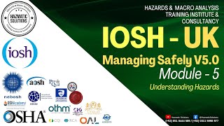 IOSH Managing Safely V50  Module 5  Understanding Hazards [upl. by Hnil]