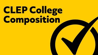 Free Indepth CLEP College Composition Study Guide [upl. by Eillim]