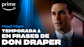 Mad Men  Mad Men temporada 1 en frases de Don Draper  Prime Video [upl. by Trixi648]