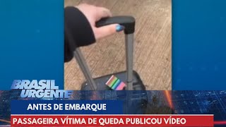 Passageira vítima de queda de avião em SP publicou vídeo antes de embarque  Brasil Urgente [upl. by Slaughter]