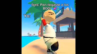 Video especial de los 800 seguidores 🥳💓 roblox humor edit [upl. by Delmer]