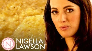 Nigella Lawsons Lemon Risotto  Nigella Bites [upl. by Leakim258]