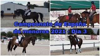 CAMPEONATO DE ESPAÑA MENORES Día 3  Hípica Las Cadenas [upl. by Etteval]