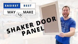 The Best Way To Make A Shaker Door Panel  Cabinet Making For Beginners [upl. by Corinne351]