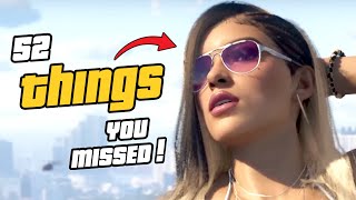 GTA 6  52 THINGS YOU MISSED IN THE TRAILER Trailer Breakdown [upl. by God]