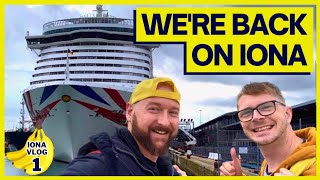 PampO Iona NORWEGIAN FJORDS Cruise  Boarding Day  Episode 1 [upl. by Aianat]