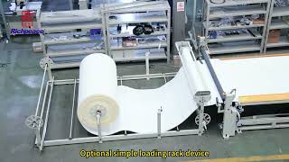 Richpeace Continuous Feeding Quilting Machine [upl. by Lletnohs452]