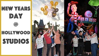 New Years Day at Disneys Hollywood Studios Fun with Local Friends Toy Story Land at Night [upl. by Ennoid]