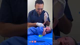 Newborn baby first breath newbornbaby babyjoyfulmoments adorablebabies cute baby firstminutes [upl. by Adnolay]