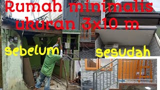 bikin rumah dari nol sampai finishing ukuran 3x10 meter lantai 3 rumah minimalis biaya murah [upl. by Ahsenaj]