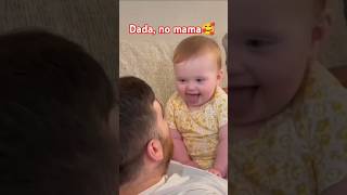 When baby say mama not dada😂 baby cutebaby cute love shortsviral [upl. by Nlyak379]