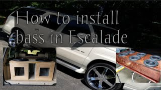 Cadillac escalade esv loc install please watch for bass [upl. by Croteau805]