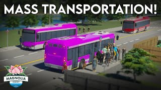 How Buses led to BIG CHANGES in a Small Town in Cities Skylines 2  MC 10 [upl. by Yhtir]