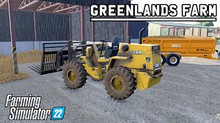 Mucking Out An Old Cattle Yard Ep1  Greenlands Farm  Farming Simulator 22 [upl. by Nede]