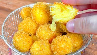 COM APENAS 3 INGREDIENTES FIZ A MELHOR BOLINHA DE QUEIJO SEM MASSA  Gabriel Freitas [upl. by Gnek]