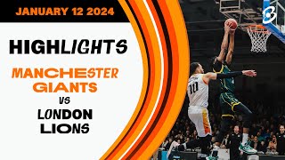 Manchester Giants vs London Lions  Game Highlights [upl. by March172]