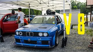 Onboard LS Swapped BMW E30  Trackside [upl. by Standley]