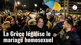 La Grèce dit « oui » au mariage homosexuel et à ladoption pour les couples de même sexe [upl. by Annael]