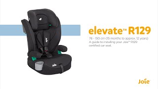 Elevate™ R129  Installing Your Harnessed Booster Seat [upl. by Ecyar]