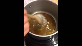 Dry Caramelization of Sugar video 2 [upl. by Glynda946]