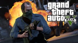 GTA 5  Мисия  Много екшън  бягство от полицията [upl. by Nirehtak]