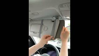 Multifunctional Car Storage Pouch Car Sun Visor Organizer منظم متعدد الوظائف على حاجب الشمس للسيارة [upl. by Armalda]