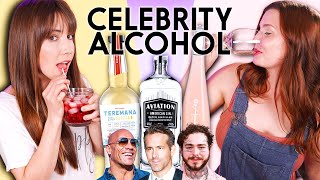 Drinking Celebrity Alcohols Who Has the BEST  Taste Test [upl. by Lilyan]