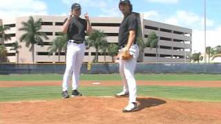 Pitching Drills Stride Drill for Consistent Pitching Delivery [upl. by Kerwinn]