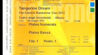 Tangerine Dream The Electric Mandarine Tour 2012 [upl. by Rubens134]