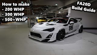 How to make power with your FA20D powered BRZ or GT86 [upl. by Itraa]