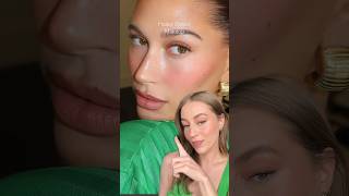 Hailey Bieber Makeup Tutorial 💚 beauty makeuptutorial [upl. by Thurlough]