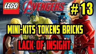 LEGO Marvel Avengers  Lack Of Insight  Mini Kits Tokens Bricks [upl. by Neyut]