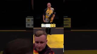 9 DARTER AGAINST LUKE LITTLER 🤯 darts shorts lukelittler [upl. by Marlo]