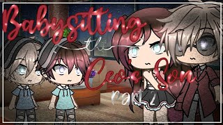 Babysitting the ceos son 22  Gacha life  GLMM  Gacha Life Mini Movie [upl. by Sianna]