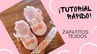 400 quotZapatitos de Bebé en Crochet ¡Patrón Gratis y Fácil para Principiantesquot crochet [upl. by Maximilianus592]