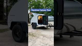 Teardrop Camper Tour teardroptrailer diycamper camperbuild tinycamper diytrailer optoutside [upl. by Cinnamon]